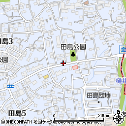 きらり薬局　田島店周辺の地図