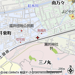 コーポ福井東町周辺の地図