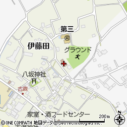 中津市役所　三保文化センター周辺の地図