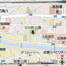 小川町公園周辺の地図