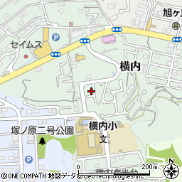 高知県高知市横内79周辺の地図