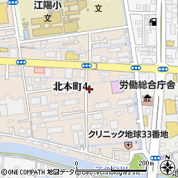 ホリデイスポーツクラブ　高知店周辺の地図