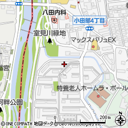 福岡県福岡市早良区室住団地30周辺の地図