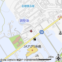 福岡県糸島市志摩師吉6周辺の地図