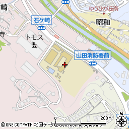 嘉麻市立山田中学校周辺の地図