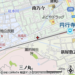 高知県高知市南万々56-2周辺の地図