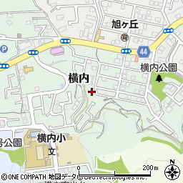 高知県高知市横内56周辺の地図