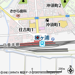 柳ヶ浦駅前周辺の地図
