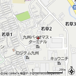 福岡県糟屋郡宇美町若草周辺の地図