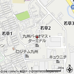 福岡県宇美町（糟屋郡）若草周辺の地図