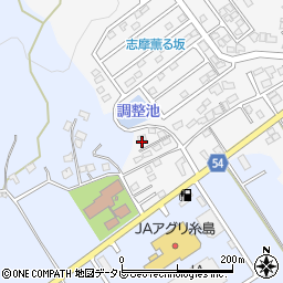 福岡県糸島市志摩師吉28-8周辺の地図