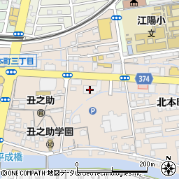 株式会社テレビ高知　総合案内周辺の地図