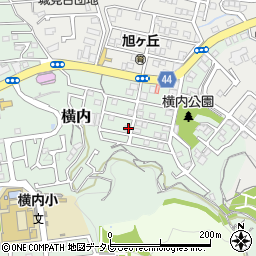 高知県高知市横内392周辺の地図