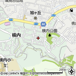 高知県高知市横内402周辺の地図