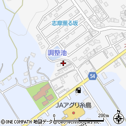 福岡県糸島市志摩師吉28-6周辺の地図