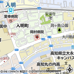 岡村病院（岡村会）周辺の地図