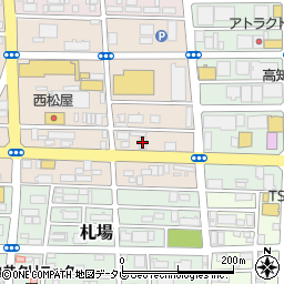ガリバー高知中央店周辺の地図