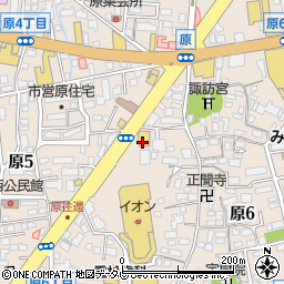 ドラッグイレブン　原店周辺の地図