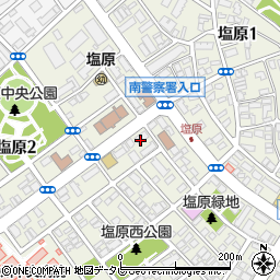 福岡南行政書士合同事務所周辺の地図