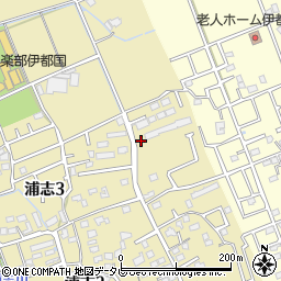 浦志第10公園周辺の地図