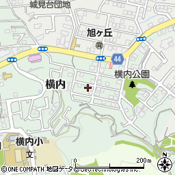 高知県高知市横内406周辺の地図
