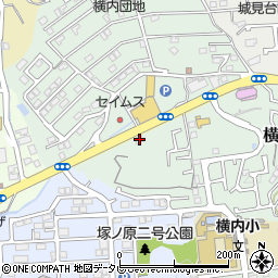 高知県高知市横内181周辺の地図