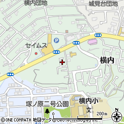 高知県高知市横内189周辺の地図