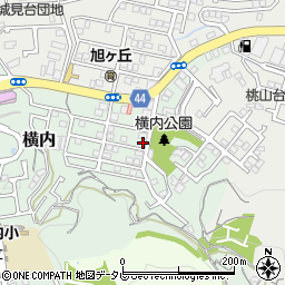 高知県高知市横内422周辺の地図