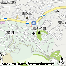 高知県高知市横内421周辺の地図