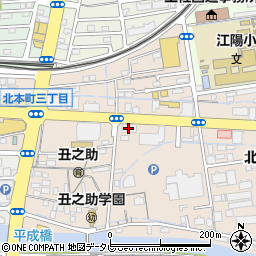 株式会社ヒワサキ高知駅前通りオートガススタンド周辺の地図