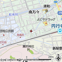 高知県高知市南万々78周辺の地図