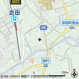 福岡県田川郡添田町添田1038-8周辺の地図