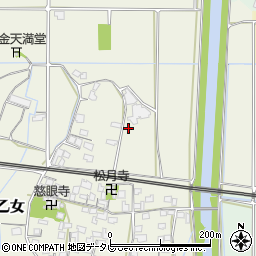 大分県宇佐市下乙女周辺の地図
