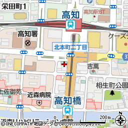 高知県高知市駅前町4周辺の地図