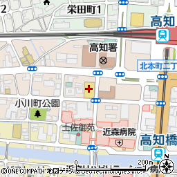 サンライズ・クリーニング　エースワン高知駅前店周辺の地図