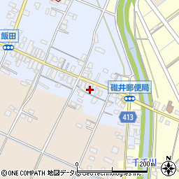 福岡県嘉麻市飯田21-3周辺の地図