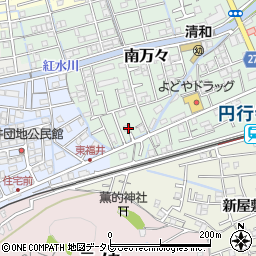 高知県高知市南万々75周辺の地図