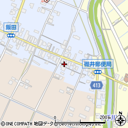 福岡県嘉麻市飯田21-2周辺の地図