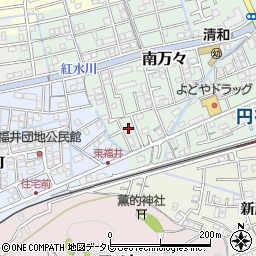 高知県高知市南万々69-9周辺の地図
