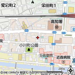 高知通運株式会社　本社・保険課周辺の地図