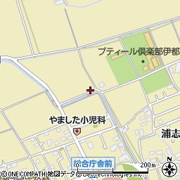 福岡県糸島市浦志561-1周辺の地図
