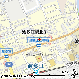 洋服の青山福岡前原店周辺の地図
