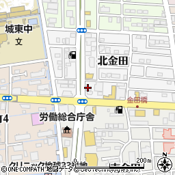 金田アイクリニック周辺の地図