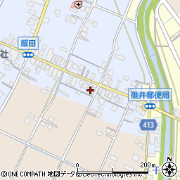 福岡県嘉麻市飯田33周辺の地図