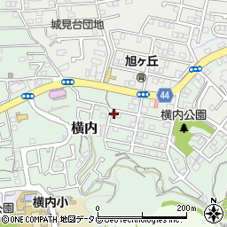 高知県高知市横内433周辺の地図