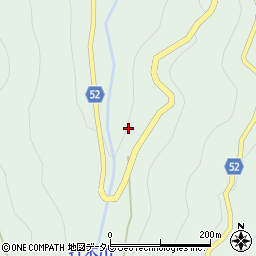 愛媛県喜多郡内子町本川4086周辺の地図