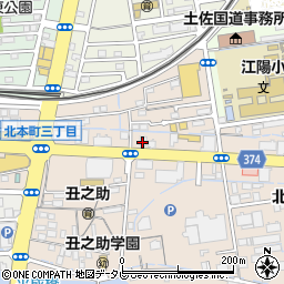 信用組合広島商銀高知支店周辺の地図