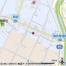 福岡県嘉麻市飯田36-2周辺の地図