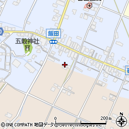 福岡県嘉麻市飯田208周辺の地図