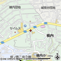 高知県高知市横内95周辺の地図